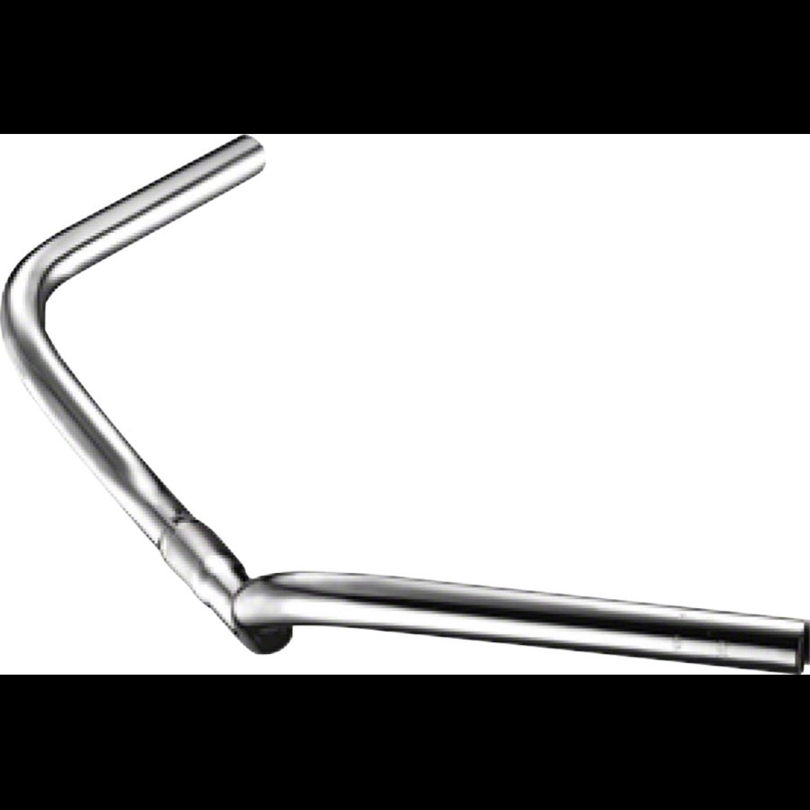 Zoom Cruiser Handlebar: 570mm Wide, 66mm Rise, 43 Degree Sweep, 25.4 Diameter