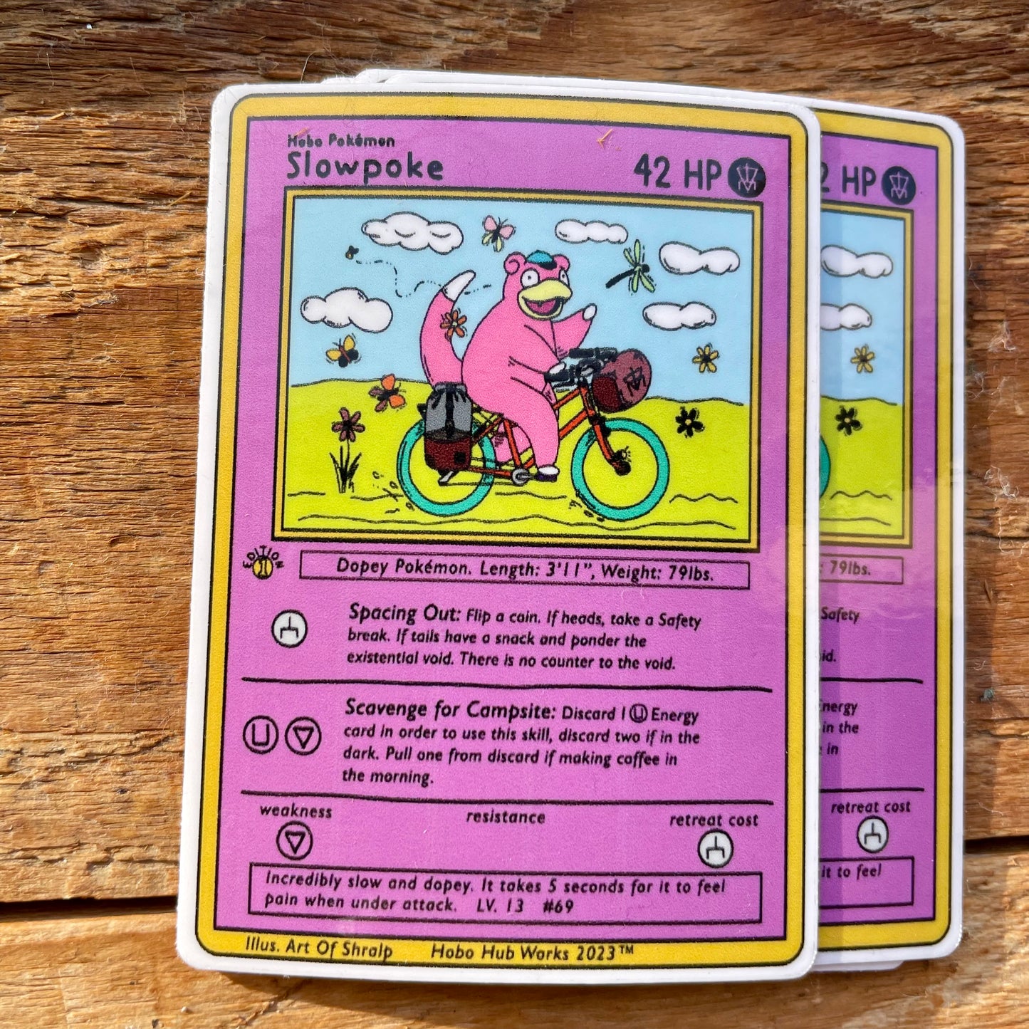 Hobo Pokémon Card Sticker